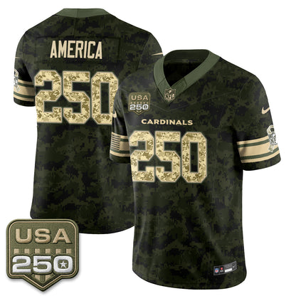 Arizona Cardinals 2026 Salute to Service Vapor Jersey - Stitched