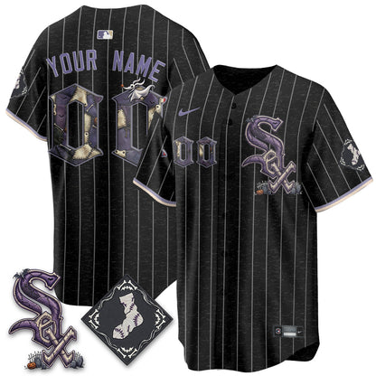 Chicago White Sox Nightmare Edition Vapor Custom Jersey - Stitched