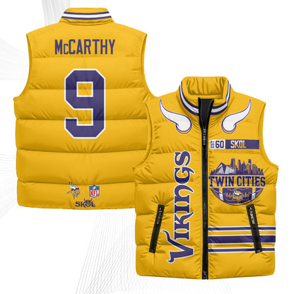 MIN Twin City Puffer Vest - Printed
