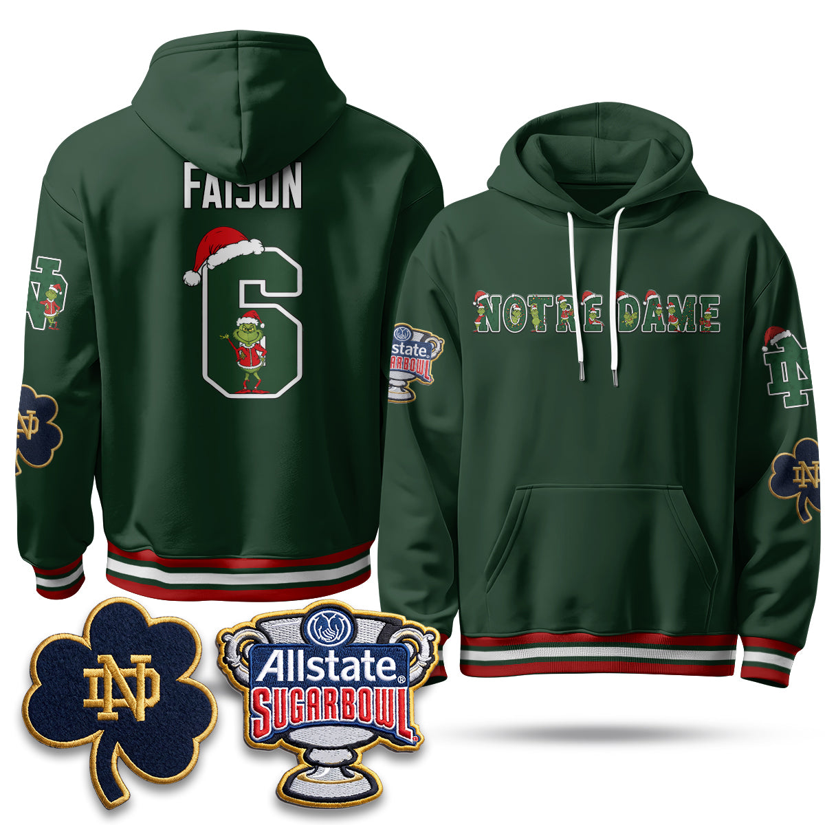 NDFI x Grinch Christmas 2026 Edition Hoodie - Stitched