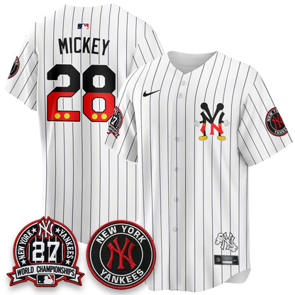 NYY x Mouse Vapor Limited Jersey - Stitched