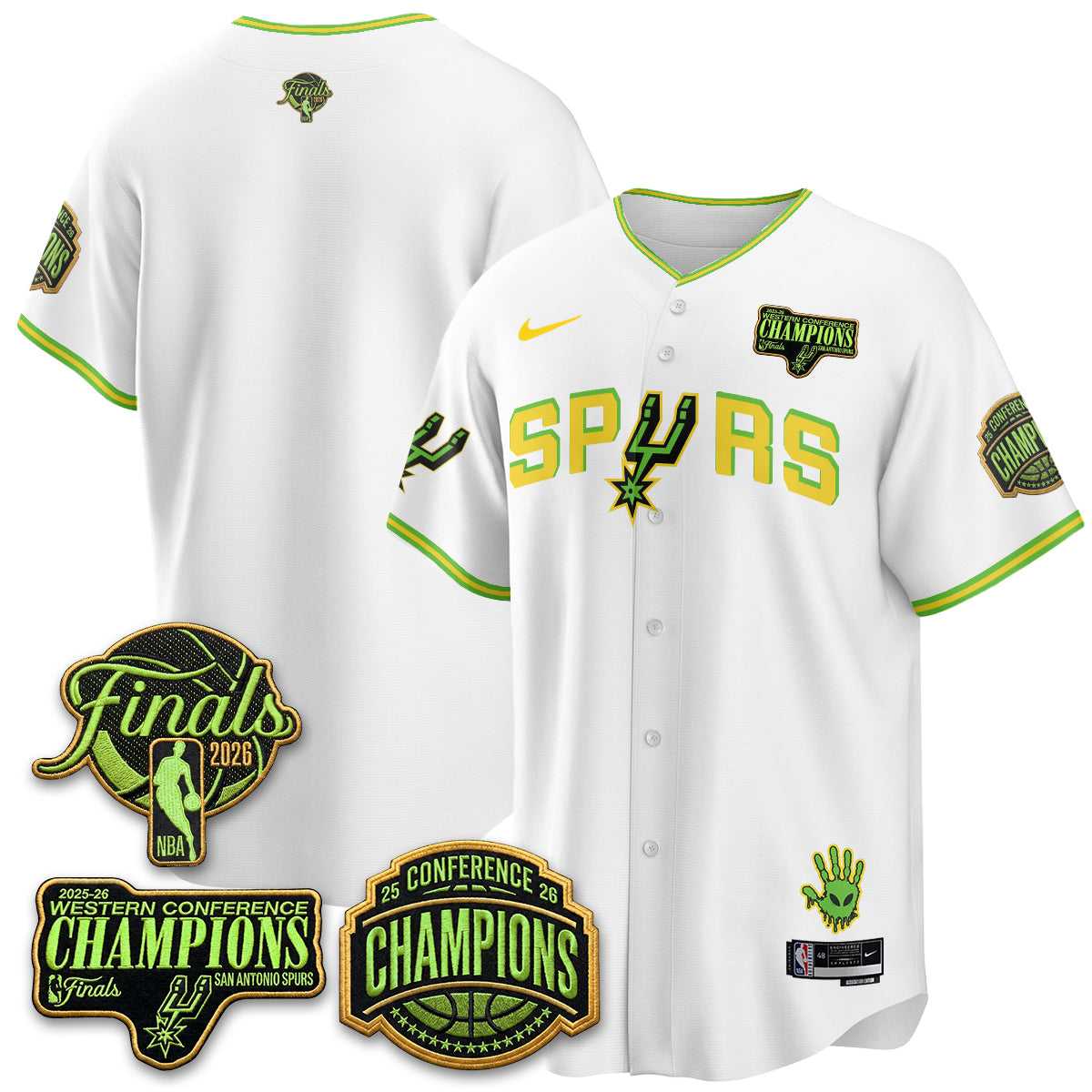 SAS 2026 Basketball Alien Style Vapor Jersey - Stitched