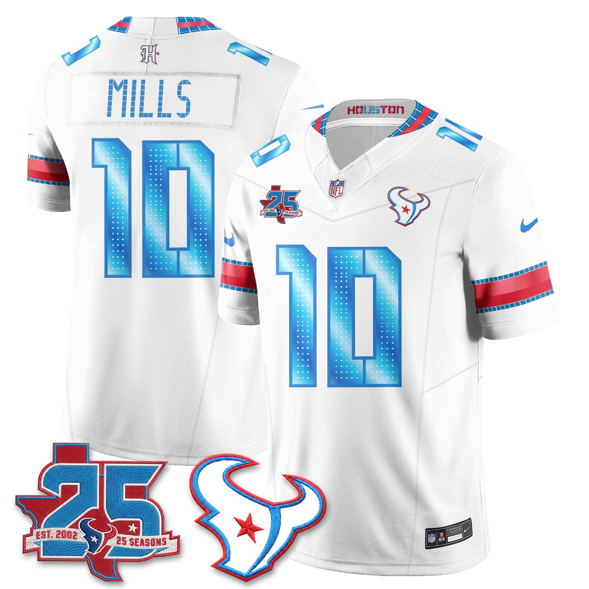 Houston Texans 2026 Rivalries Vapor Jersey - Stitched
