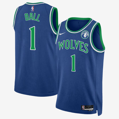 Minnesota Timberwolves #1 of Minnesota LaMelo Ball Jersey - Stitched