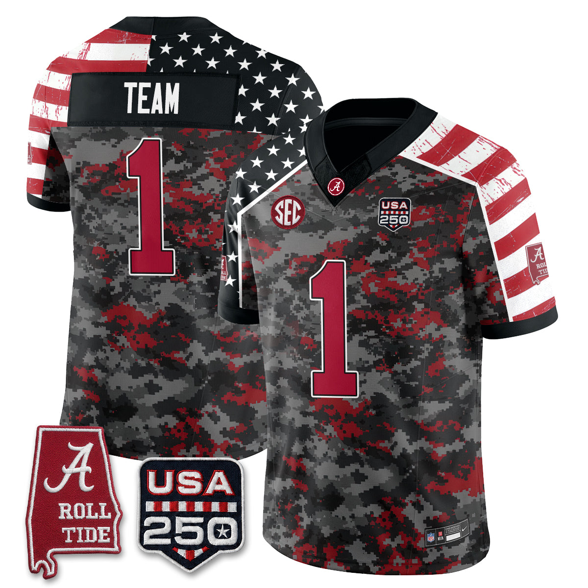 BAMA Camouflage Edition 2026 Vapor Limited Jersey - Stitched