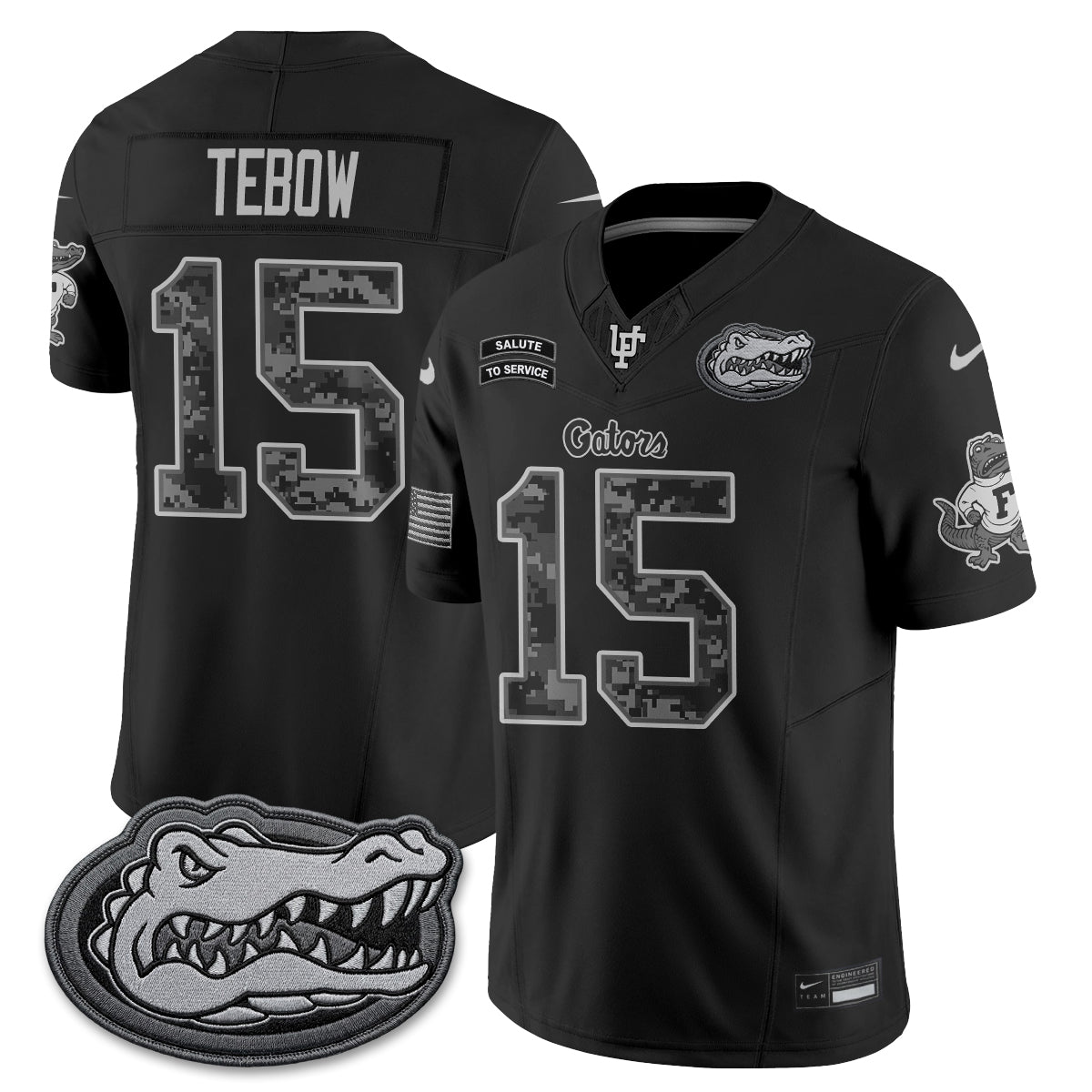 Florida Gators 2026 Salute to Service Vapor Jersey - Stitched