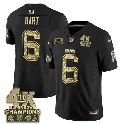 New York Giants 2026 Salute To Service V2 Vapor Jersey - Stitched