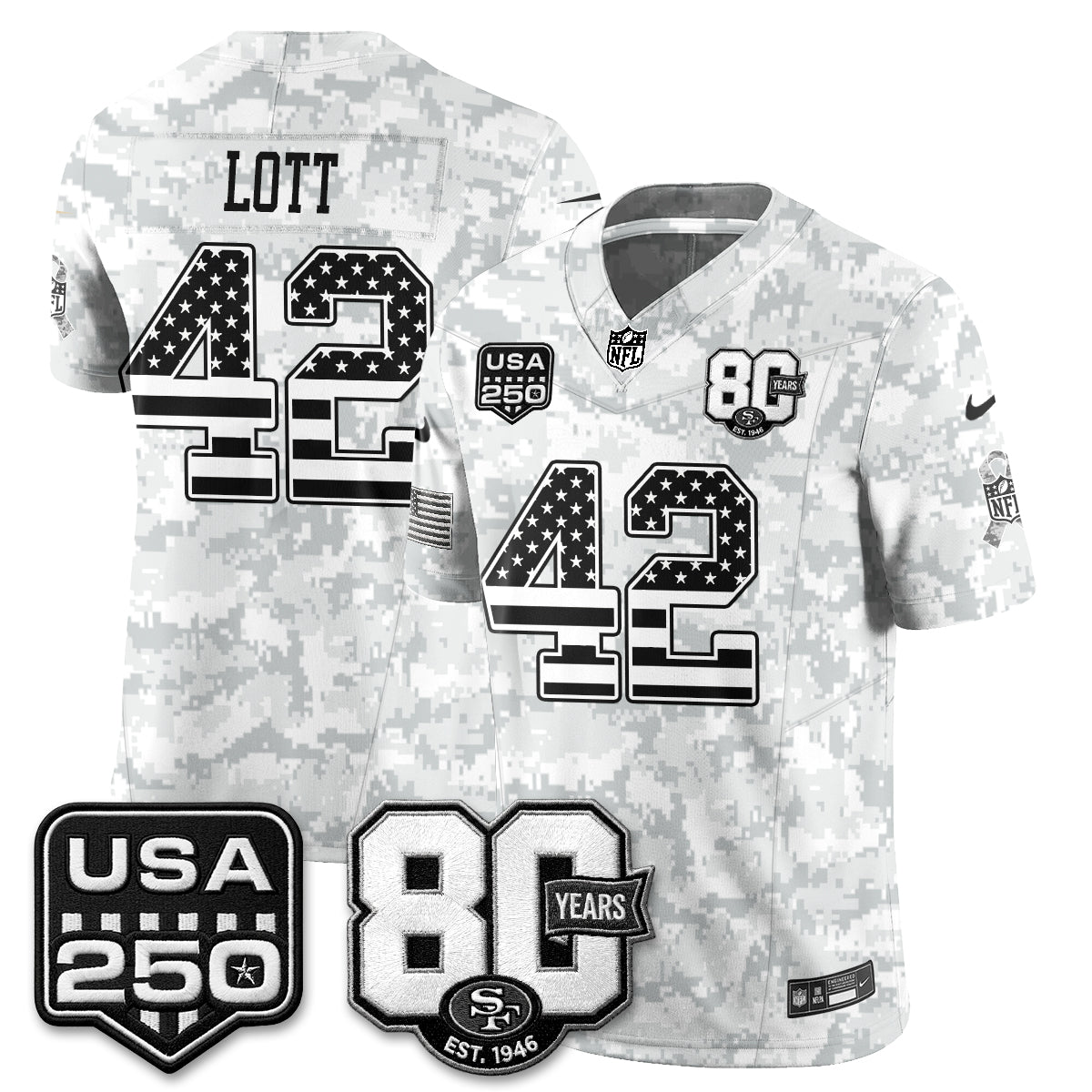 SF 2026 Salute to Service Edition Vapor Jersey - Stitched