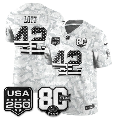 SF 2026 Salute to Service Edition Vapor Jersey - Stitched