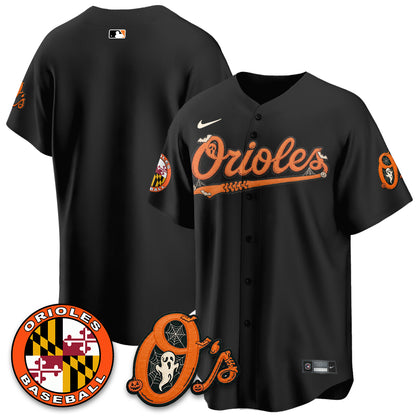 Baltimore Orioles Halloween 2026 Vapor Limited Jersey - Stitched