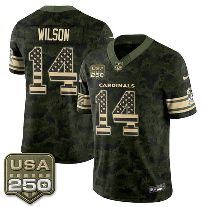 Arizona Cardinals 2026 Salute to Service Vapor Jersey - Stitched