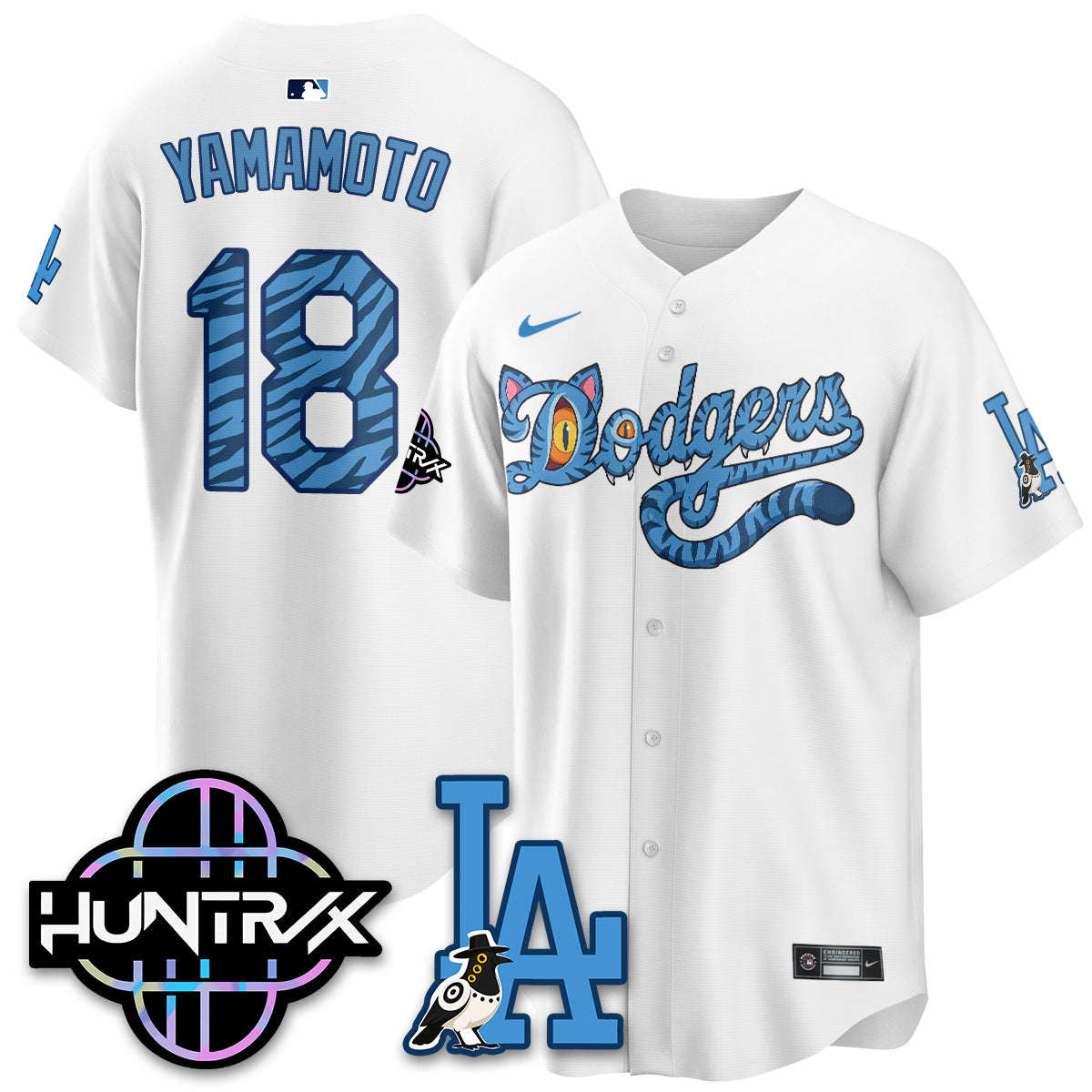 Los Angeles Dodgers x K-Pop Demon Hunters 2026 Vapor Jersey - Stitched