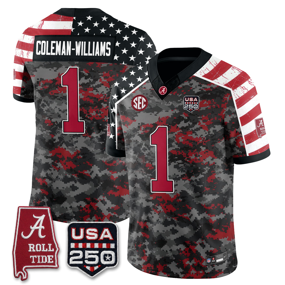 BAMA Camouflage Edition 2026 Vapor Limited Jersey - Stitched