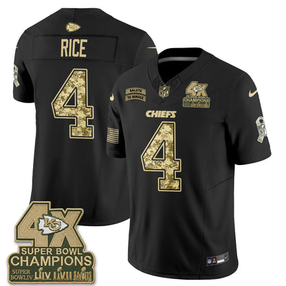 KC 2026 Salute to Service Vapor Jersey V2- Stitched