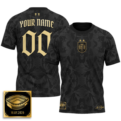 Spain 2026 Soccer Champions Vapor Custom Jersey - Printed