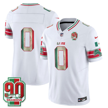 Detroit Lions Mexico Edition Vapor Jersey - Stitched