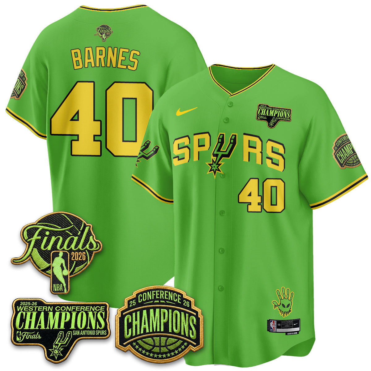 SAS 2026 Basketball Alien Style Vapor Jersey - Stitched