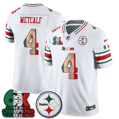Pittsburgh Steelers Mexico Edition Vapor Jersey - Stitched