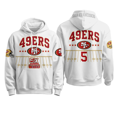 SF 5X SB Fleece Hoodie - Printed