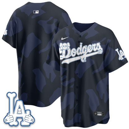 Los Angeles Dodgers x KAWS Edition Vapor Jersey V2- Stitched