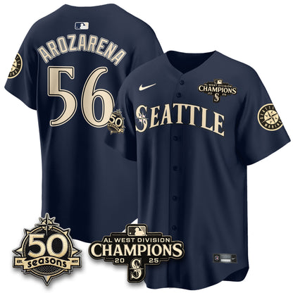 SEA Vapor Premier Limited Jersey - 50th Anniversary & AL West Division Champions - Steelheads Community Funds - All Stitched