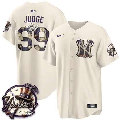 New York Yankees Nightmare Edition Vapor Jersey - Printed
