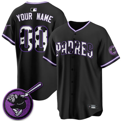 San Diego Padres x King of the Luchadores Vapor Custom Jersey - Stitched