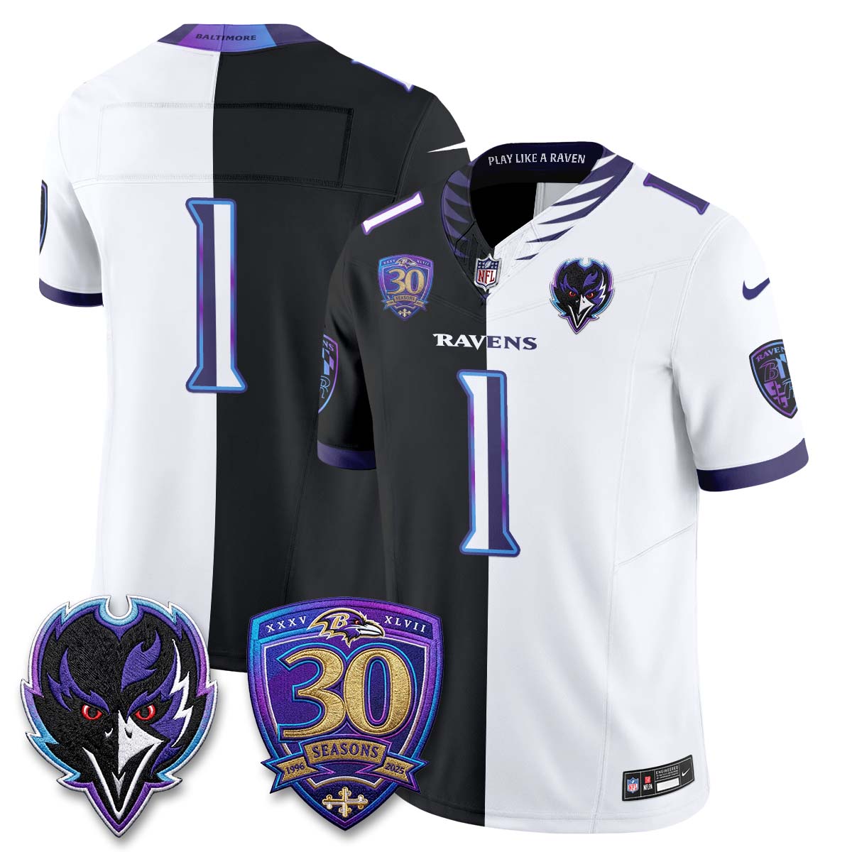 BAL The Next Flight Split Vapor Jersey - Stitched
