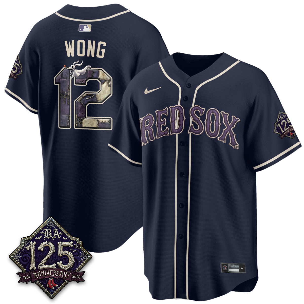 Boston Red Sox Nightmare Vapor Limited Jersey - Stitched