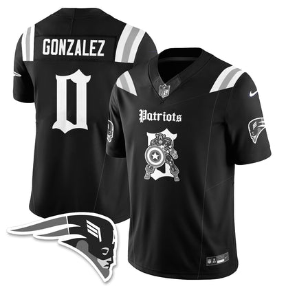 New England Patriots x Vibranium Shield Edition Vapor Jersey - Stitched
