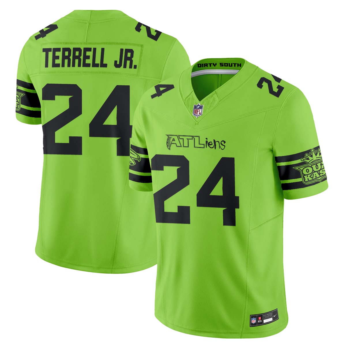 ATL 30th Anniversary ATLiens Vapor Jersey - Stitched