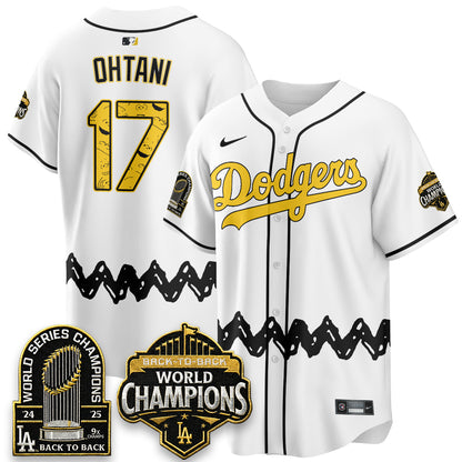 Los Angeles Dodgers x P-nuts Style Vapor Jersey - Stitched
