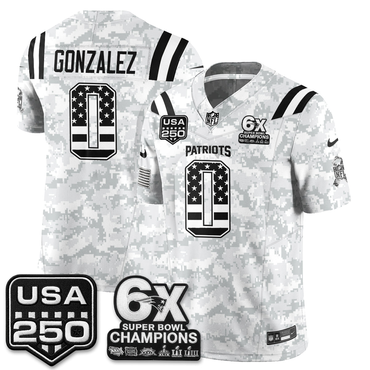 NE 2026 Salute to Service Edition Vapor Jersey - Stitched