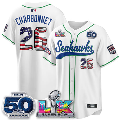 SEA SB LX Champs America Edition Vapor Baseball Jersey - Stitch