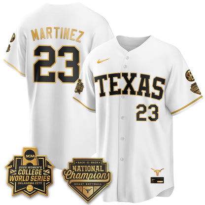 TEX Softball 2026 World Series (WCWS) Vapor Premier Limited Jersey - B2B Champs - Stitched