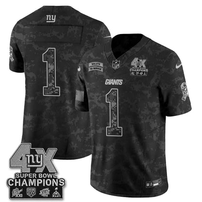New York Giants 2026 Salute To Service V2 Vapor Jersey - Stitched