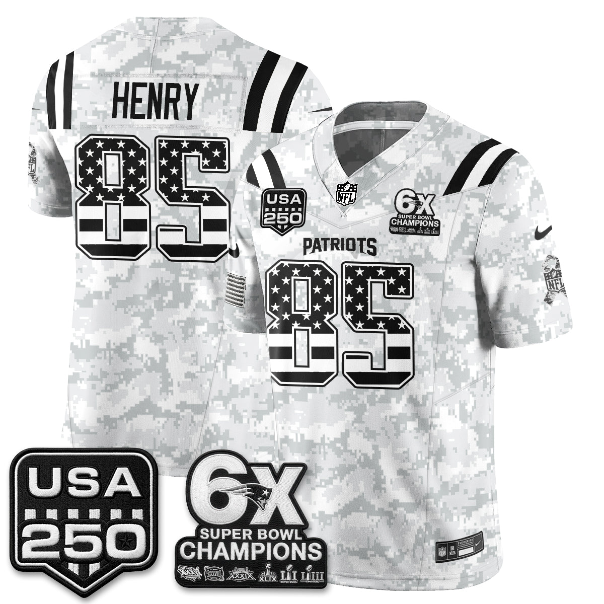 NE 2026 Salute to Service Edition Vapor Jersey - Stitched