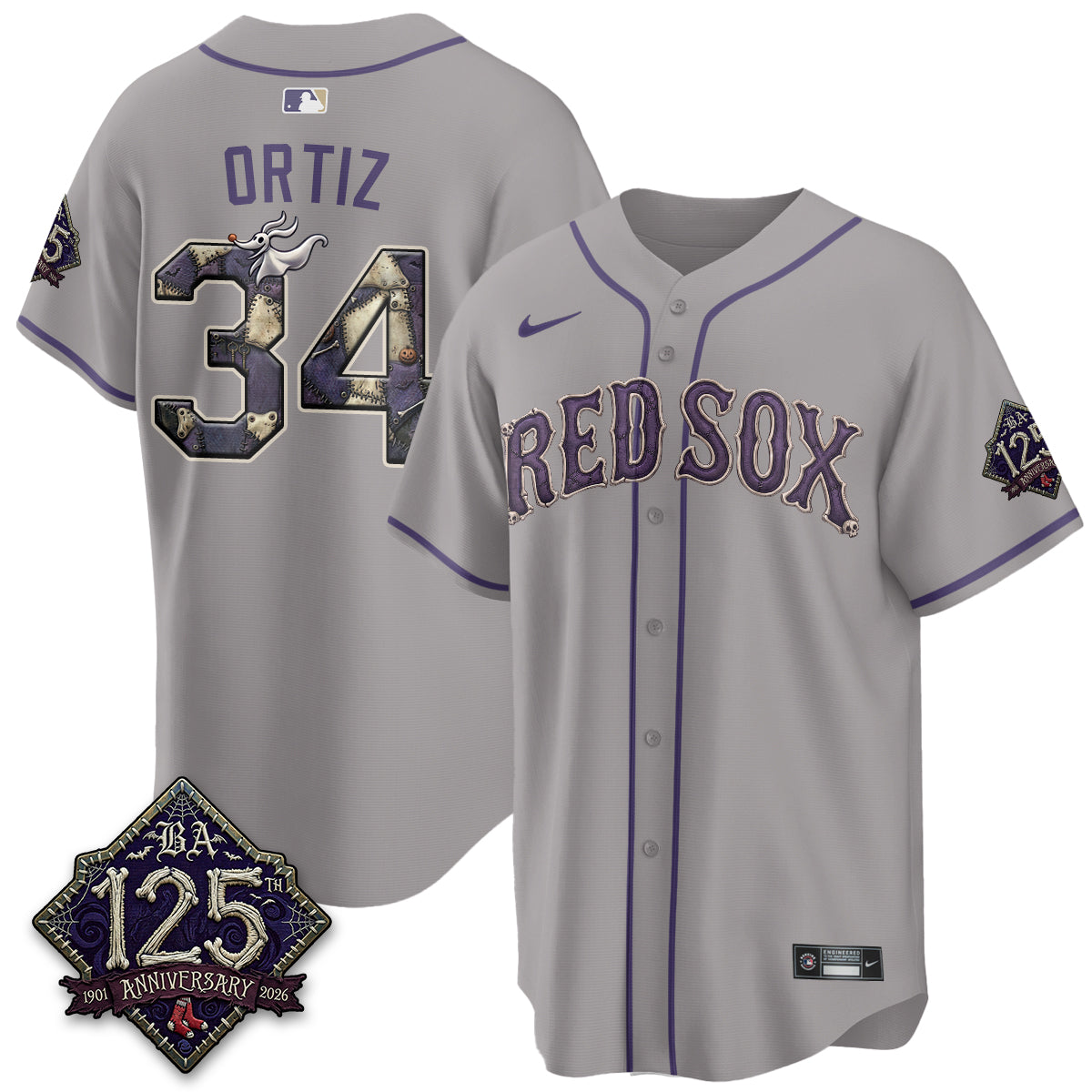 Boston Red Sox Nightmare Vapor Limited Jersey - Stitched