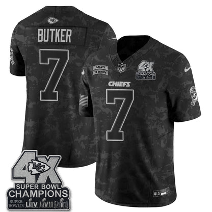 KC 2026 Salute to Service Vapor Jersey V2- Stitched