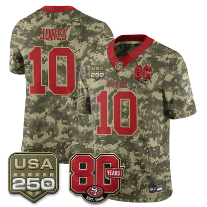 SF 2026 Salute to Service Edition Vapor Jersey - Stitched