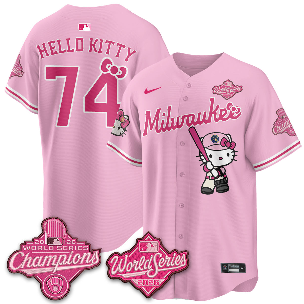 MIL 2026 WS Champions x Meow KT Vapor Jersey - Stitched