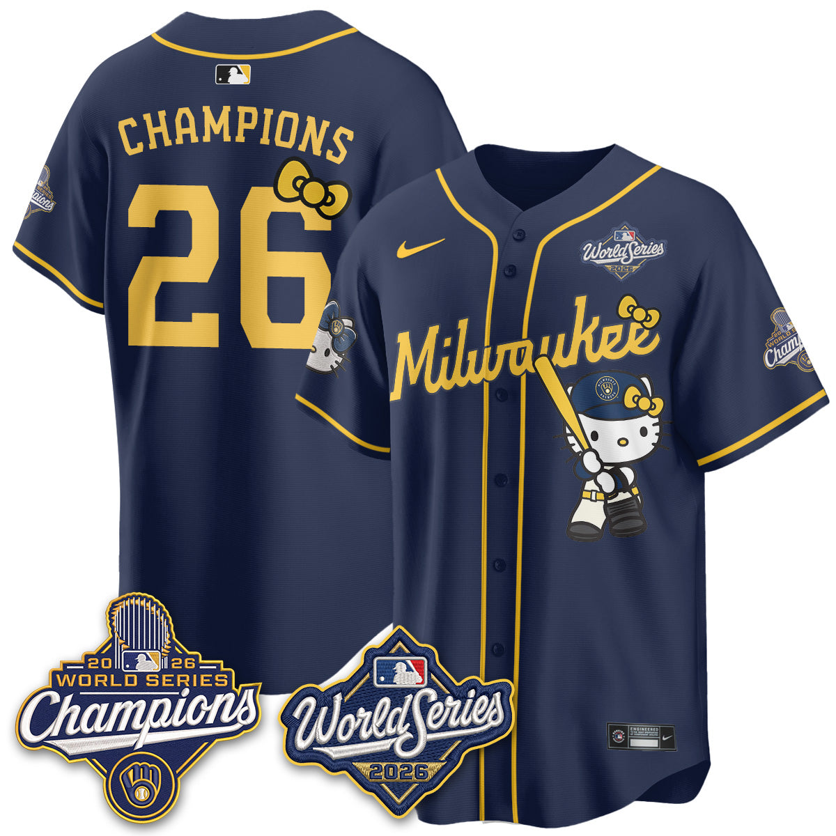 MIL 2026 WS Champions x Meow KT Vapor Jersey - Stitched