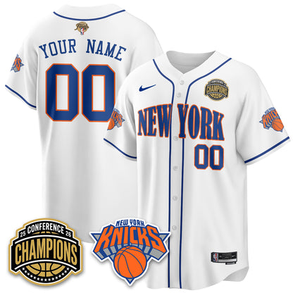 New York Knicks 2026 NBA Finals Vapor City Edition Custom Jersey V2- Stitched