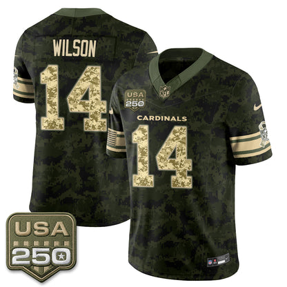 Arizona Cardinals 2026 Salute to Service Vapor Jersey - Stitched