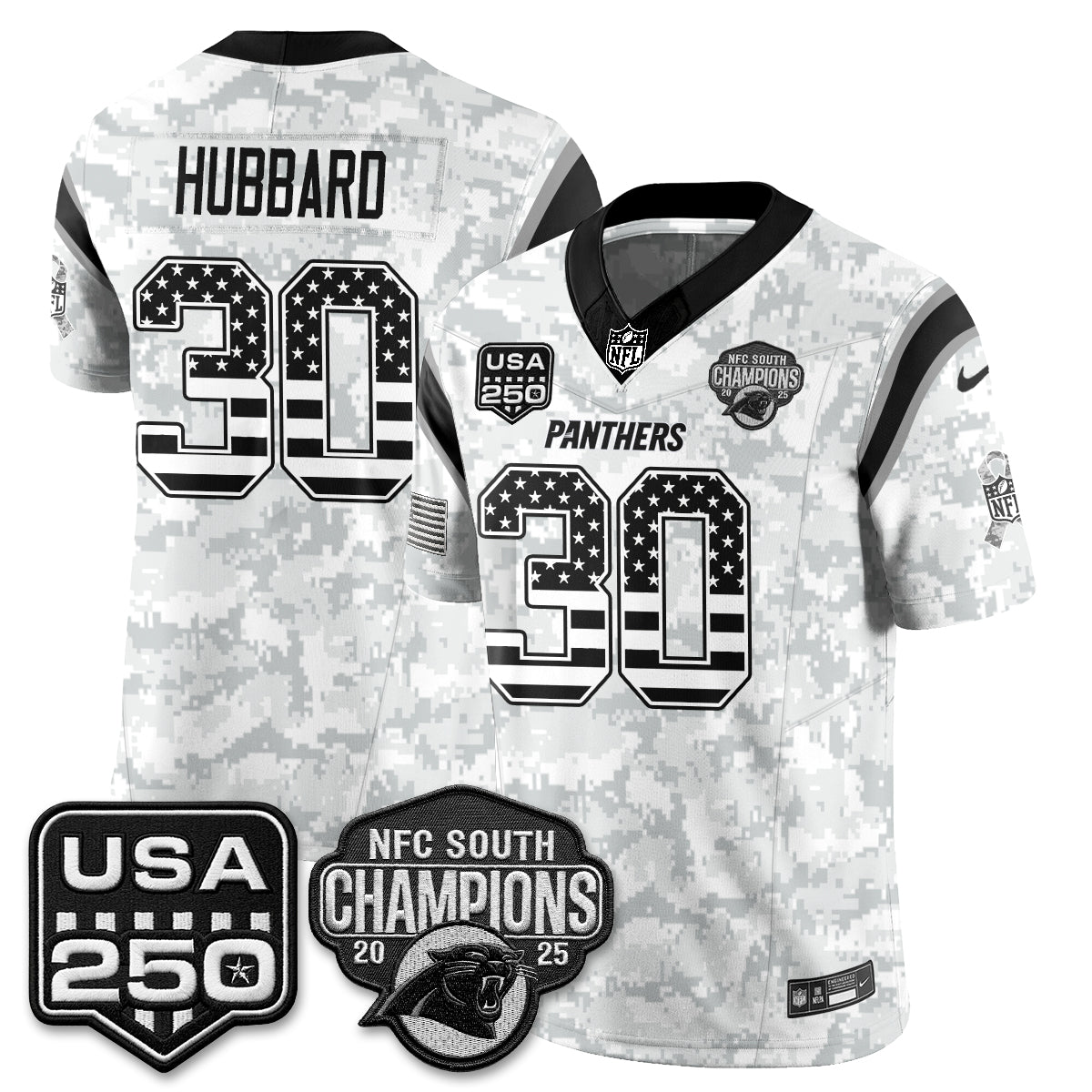 Carolina Panthers 2026 Salute To Service Edition Vapor Jersey - Stitched