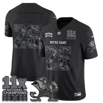 ND 2026 Salute to Service Vapor Jersey - Stitched