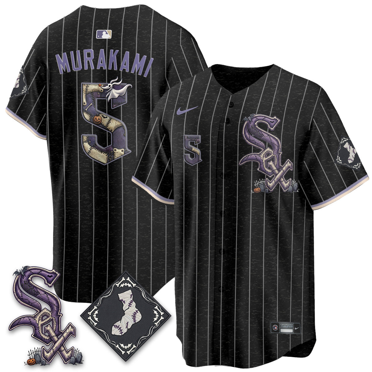 Chicago White Sox Nightmare Edition Vapor Jersey - Stitched
