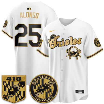 BAL Maryland Flag Vapor Limited Jersey - Stitched