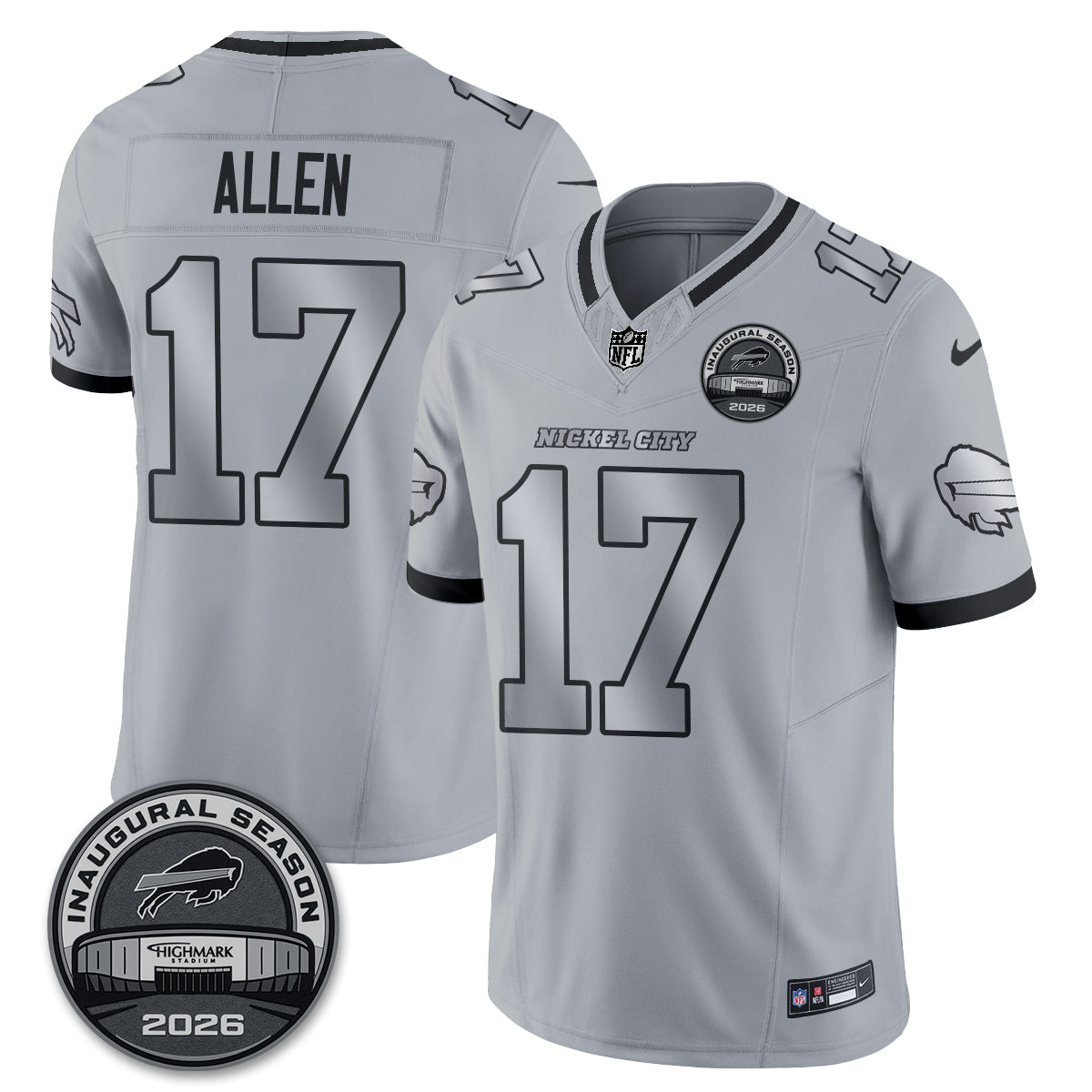 Buffalo Bills Nickel City Edition Vapor Jersey - Stitched