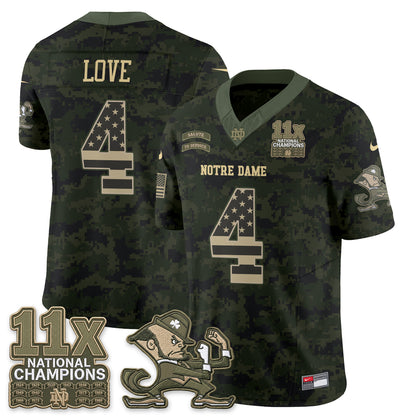 ND 2026 Salute to Service Vapor Jersey - Stitched